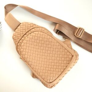 Anthropologie Woven Crossbody Bag